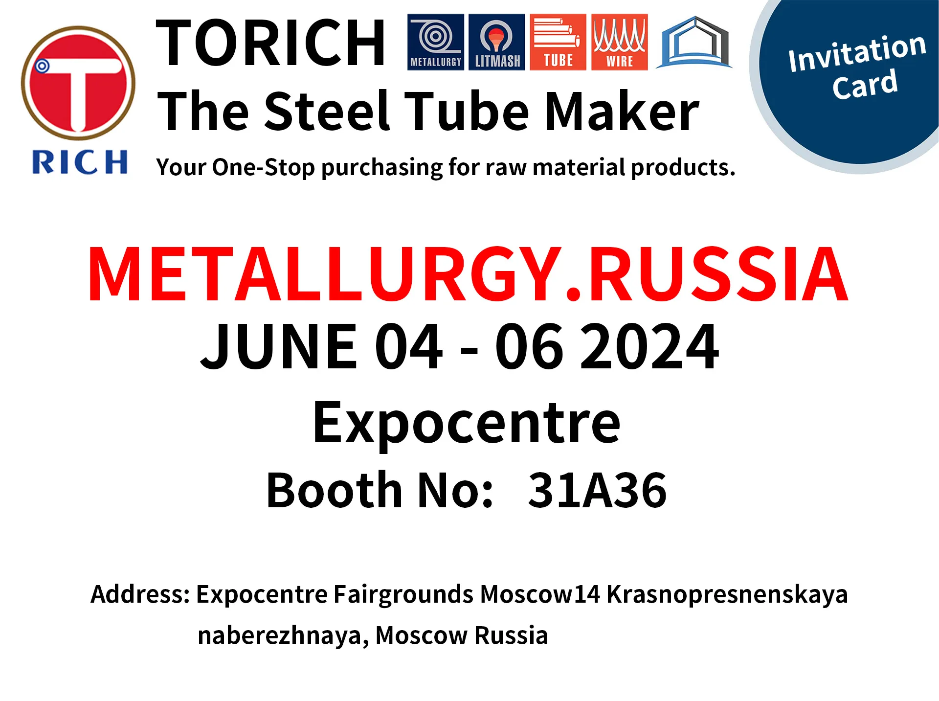 Exhibition Notice: METALLURGY.RUSSIA 2024